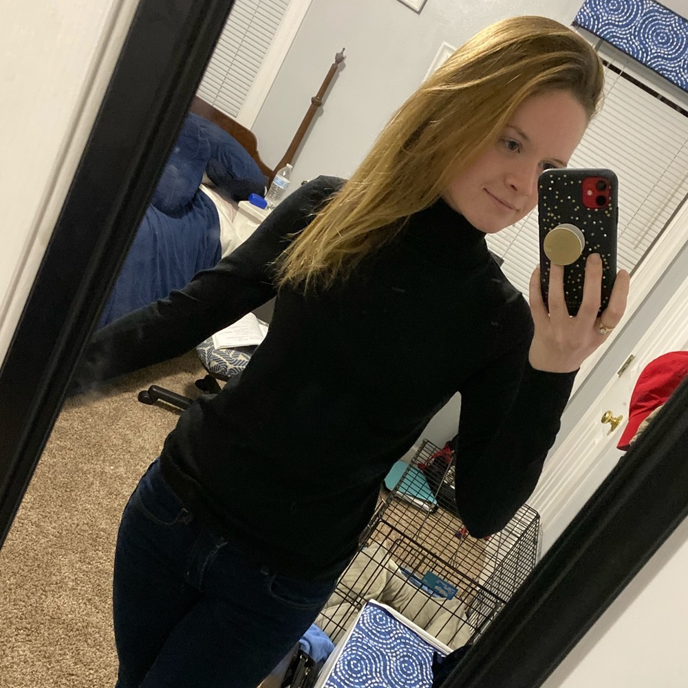 Black turtleneck